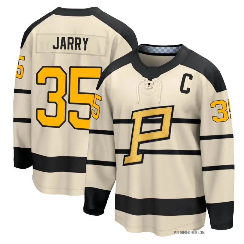 Cream Men's Tristan Jarry Pittsburgh Penguins 2023 Winter Classic Jersey