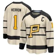 Cream Youth Denis Herron Pittsburgh Penguins 2023 Winter Classic Jersey