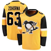 Gold Men's Radim Zohorna Pittsburgh Penguins Breakaway Alternate Jersey